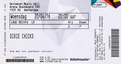 tags: Ticket - The Chicks (fka Dixie Chicks) on Apr 20, 2016 [007-small]