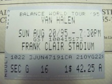 Van Halen / Our Lady Peace on Aug 20, 1995 [757-small]