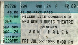 Our Lady Peace / Skid Row / Van Halen on Jul 28, 1995 [767-small]