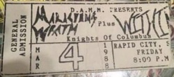Within / Malicious Wrath on Mar 4, 1988 [463-small]