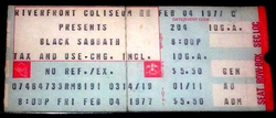 Black Sabbath / Bob Seger & The Silver Bullet Band / Target on Feb 4, 1977 [666-small]