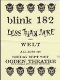 blink-182 / Less Than Jake / Welt on Sep 21, 1997 [032-small]