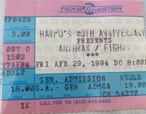 Anthrax / Fight on Apr 29, 1994 [546-small]