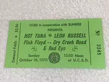 Leon Russell / Hot Tuna / Pink Floyd / Red Eye on Oct 18, 1970 [829-small]