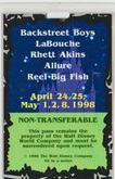 Backstreet Boys / La Bouche / Rhett Akins / Allure / Reel Big Fish on May 8, 1998 [908-small]