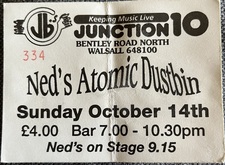Ned's Atomic Dustbin / Sweet Jesus on Oct 14, 1990 [094-small]