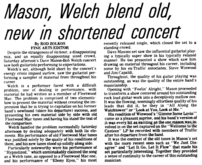 Dave Mason / Bob Welch / Clover (CA) on Feb 25, 1978 [333-small]