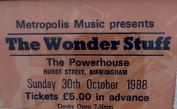 The Wonder Stuff / The Seers on Oct 30, 1988 [481-small]