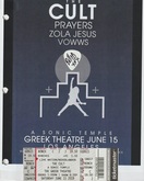 The Cult / Prayers / VOWWS / Zola Jesus on Jun 15, 2019 [536-small]