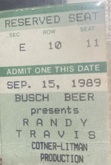 Randy Travis on Sep 15, 1989 [929-small]