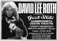 David Lee Roth / Great White on Aug 31, 1988 [465-small]