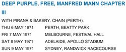Deep Purple / Free / Chain / Manfred Mann's Chapter 3 on May 6, 1971 [818-small]