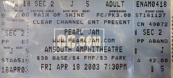 Pearl Jam / Sleater-Kinney on Apr 18, 2003 [898-small]