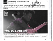 Tosin Abasi on Oct 26, 2017 [079-small]