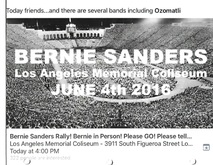 Ozomatli / Iration / Best Coast / Bernie Sanders / Dick Van Dyke / Susan Sarandon on Jun 4, 2016 [898-small]