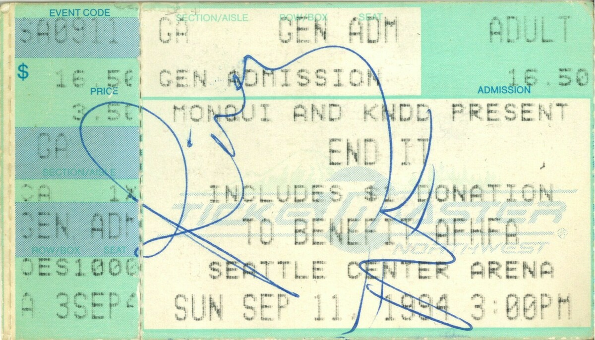 Sep 11, 1994: Green Day / Hole / Weezer / Sky Cries Mary