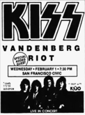 KISS / Vandenberg / Riot on Feb 1, 1984 [505-small]