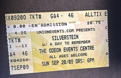 Silverstein / A Day To Remember / Ten Second Epic / I Am Commiting a Sin on Sep 20, 2009 [652-small]
