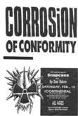 Corrosion Of Conformity / Snapcase / The Real Rulers on Feb 15, 1992 [191-small]