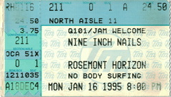 Nine Inch Nails / Pop Will Eat Itself / Jim Rose Circus on Jan 16, 1995 [533-small]