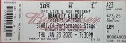 Brantley Gilbert / Dylan Scott / Brandon Lay on Jan 23, 2020 [402-small]