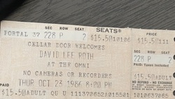 David Lee Roth / Cinderella on Oct 23, 1986 [777-small]