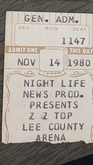 ZZ Top on Nov 14, 1980 [787-small]