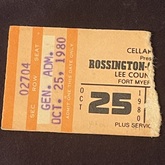Rossington Collins Band / Mother's Finest on Oct 25, 1980 [886-small]