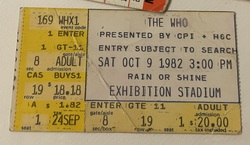 The Who / Joe Jackson on Oct 9, 1982 [310-small]