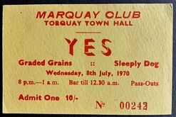 Yes / Graded Grains / Sleeply Dog on Jul 8, 1970 [890-small]