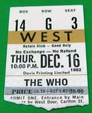 The Who on Dec 16, 1982 [791-small]