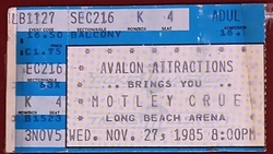Mötley Crüe / Autograph on Nov 27, 1985 [829-small]