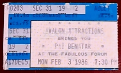 Pat Benatar on Feb 3, 1986 [834-small]
