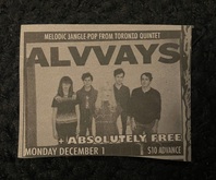 Alvvays / Absolutely Free on Dec 1, 2014 [587-small]