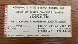 Rancid / AFI / The Distillers on Nov 5, 2000 [649-small]