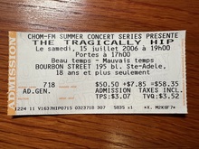 The Tragically Hip / The Weakerthans / The Sadies on Jul 15, 2006 [876-small]