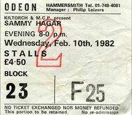 Sammy Hagar / Grand Prix on Feb 9, 1982 [540-small]