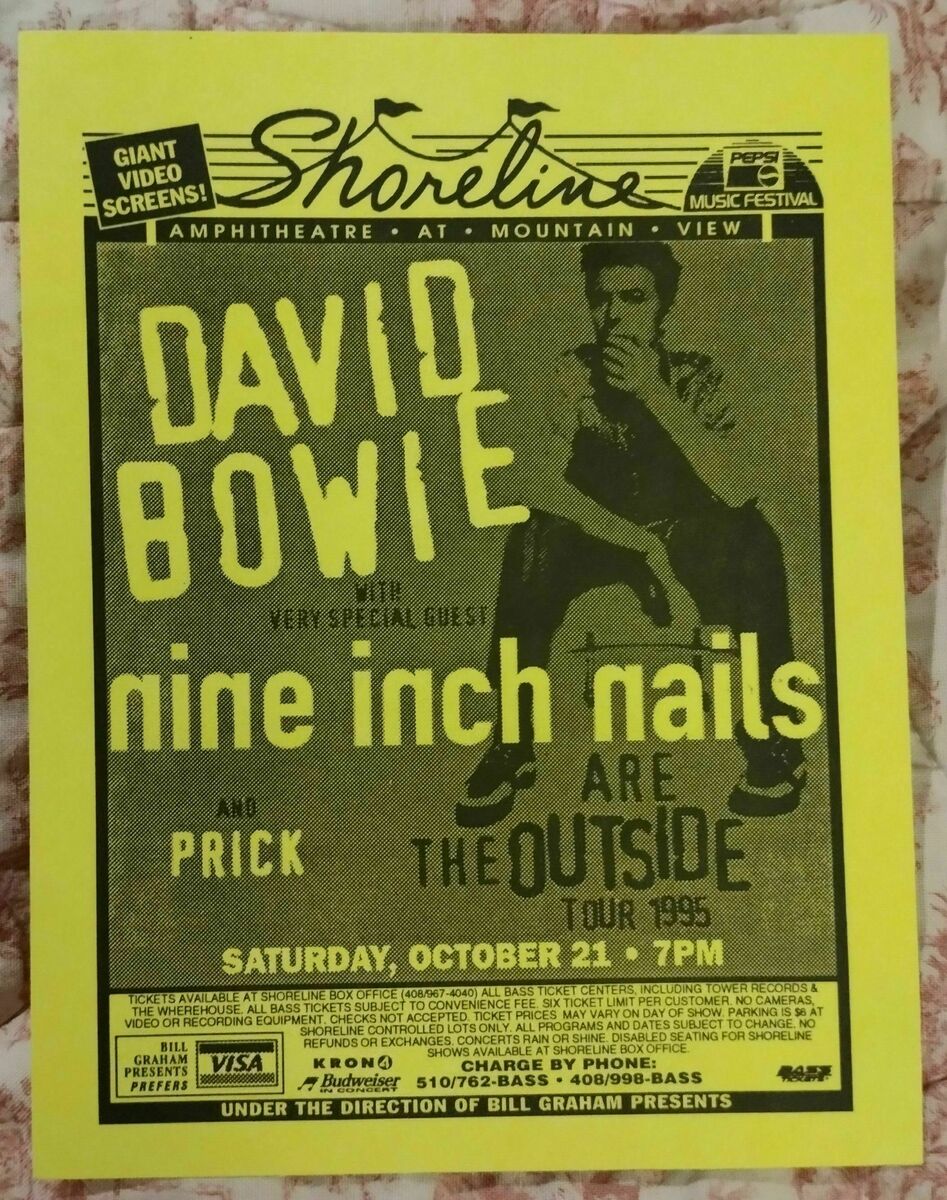 David bowie, nine inch nails, prick Concert & Tour History Concert