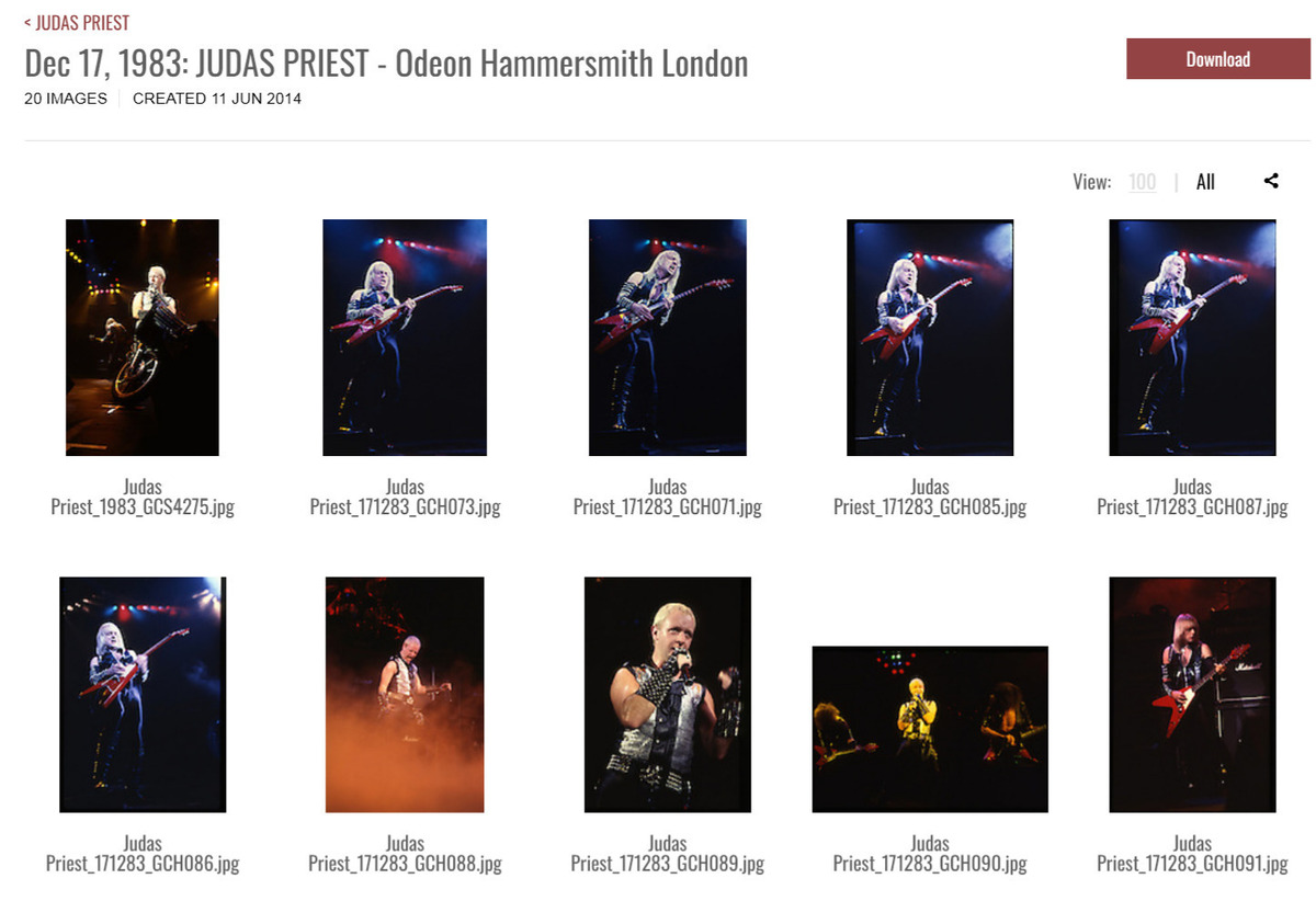 Iron Maiden's 1983 Concert & Tour History Concert Archives