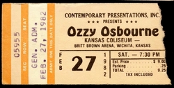 Ozzy Osbourne on Feb 27, 1982 [312-small]