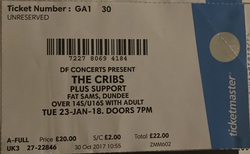The Cribs / PAWS / Fangclub on Jan 23, 2018 [432-small]