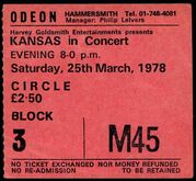 Kansas / Jim Capaldi / Cheap Trick on Mar 25, 1978 [454-small]