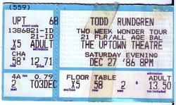 Todd Rundgren on Dec 27, 1986 [520-small]