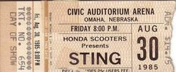 Sting on Aug 30, 1985 [766-small]