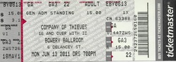 Company of Thieves / Locksley / Infantree / Eytan and the Embassy on Jun 13, 2011 [274-small]