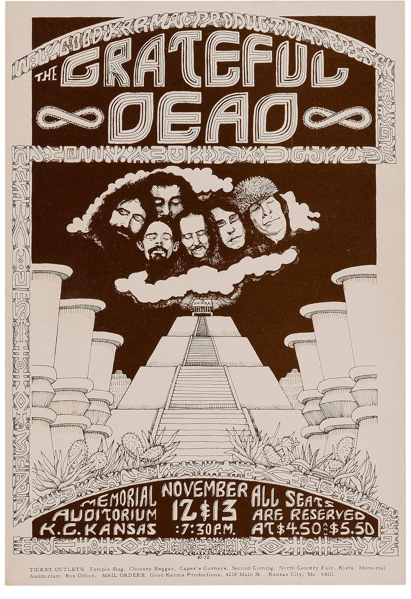 Grateful Dead S 1972 Concert Tour History Concert Archives