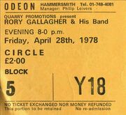 Rory Gallagher / Joe O'Donnell's Vison Band on Apr 28, 1978 [645-small]