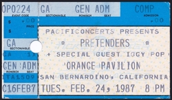 Pretenders on Feb 24, 1987 [805-small]