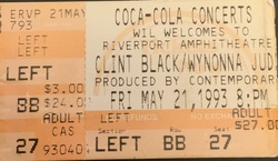 Clint Black/Wynonna on May 21, 1993 [734-small]