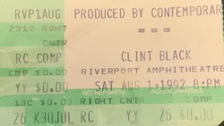 Clint Black on Aug 1, 1992 [737-small]
